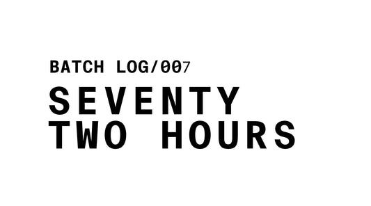 GRAPHIC READING BATCH LOG/007 SEVENTY TWO HOURS