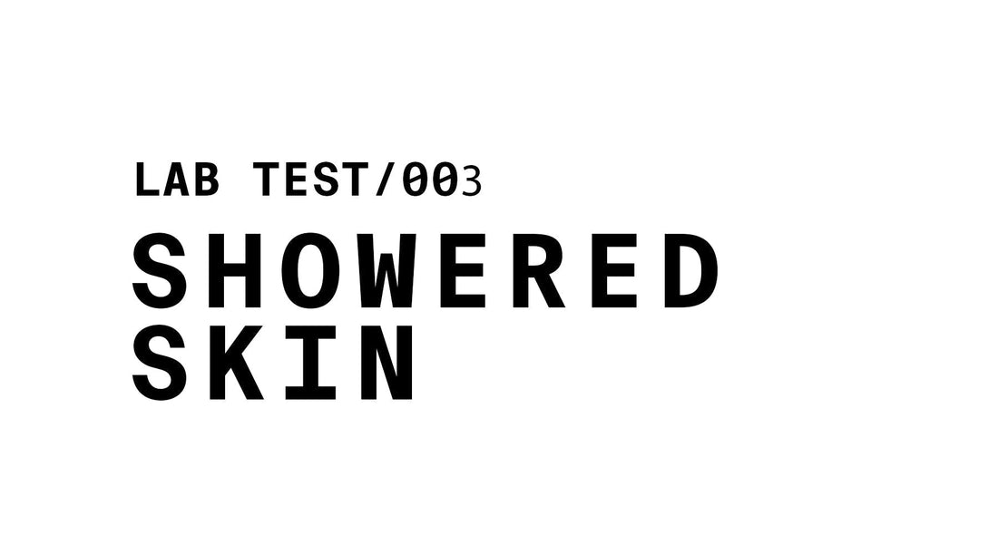 GRAPHIC READING LAB TEST/003 SHOWERED SKIN