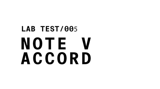 TEXT THAT READS LAB TEST/005 NOT V ACCORD